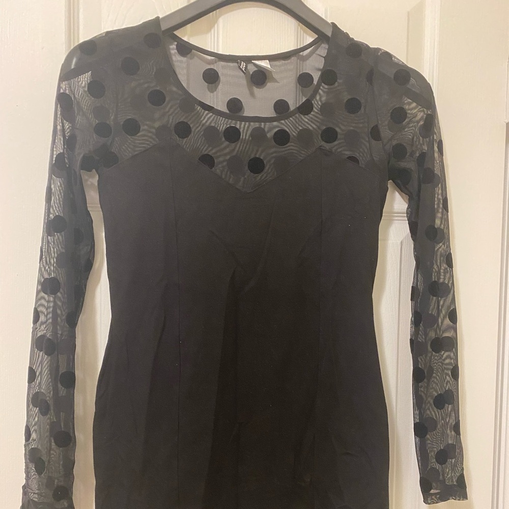 H&M black dress